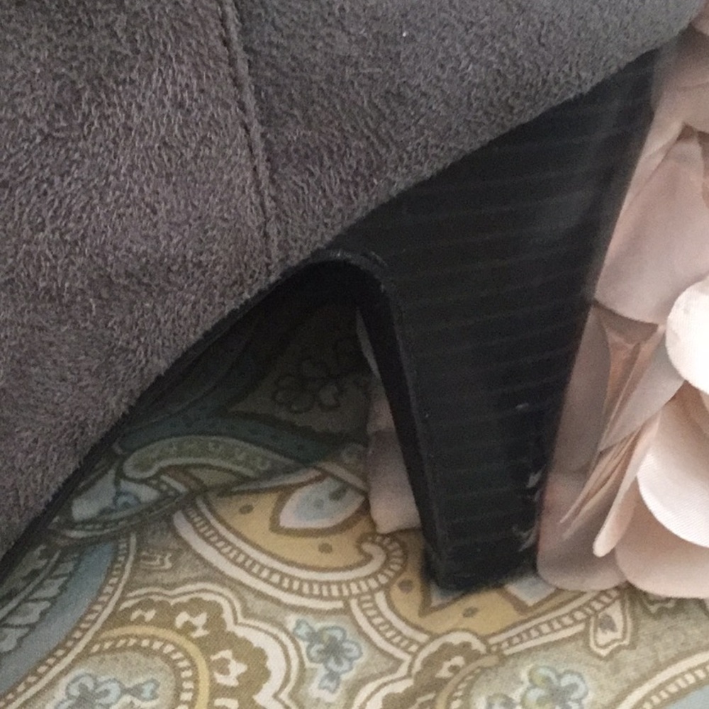 Gray Suede Boots - image 3